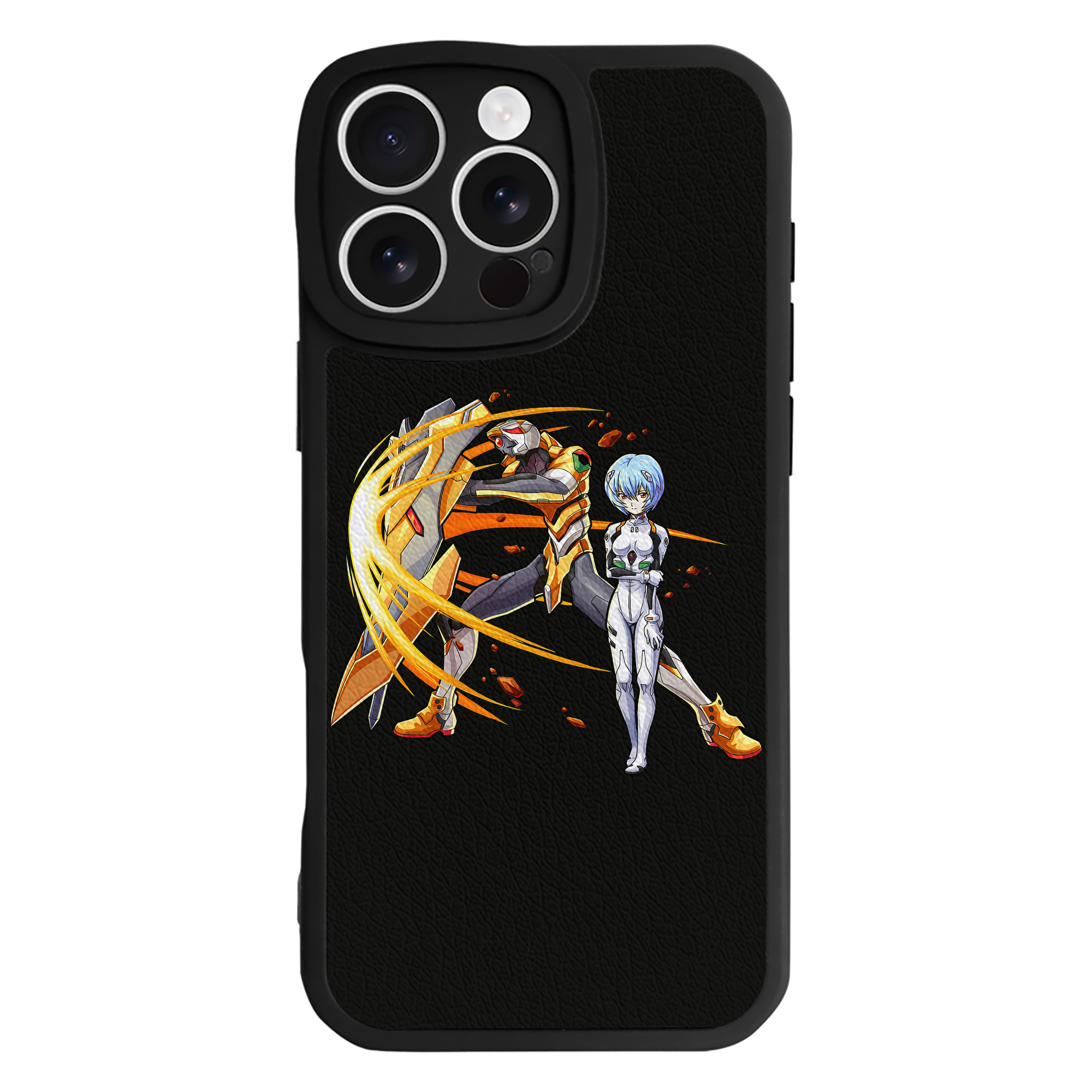 （画像用） EVA 新世紀エヴァンゲリオン 【iPhone 16シリーズ対応】シリコンスマホケース（レザー調） 材質：シリコン